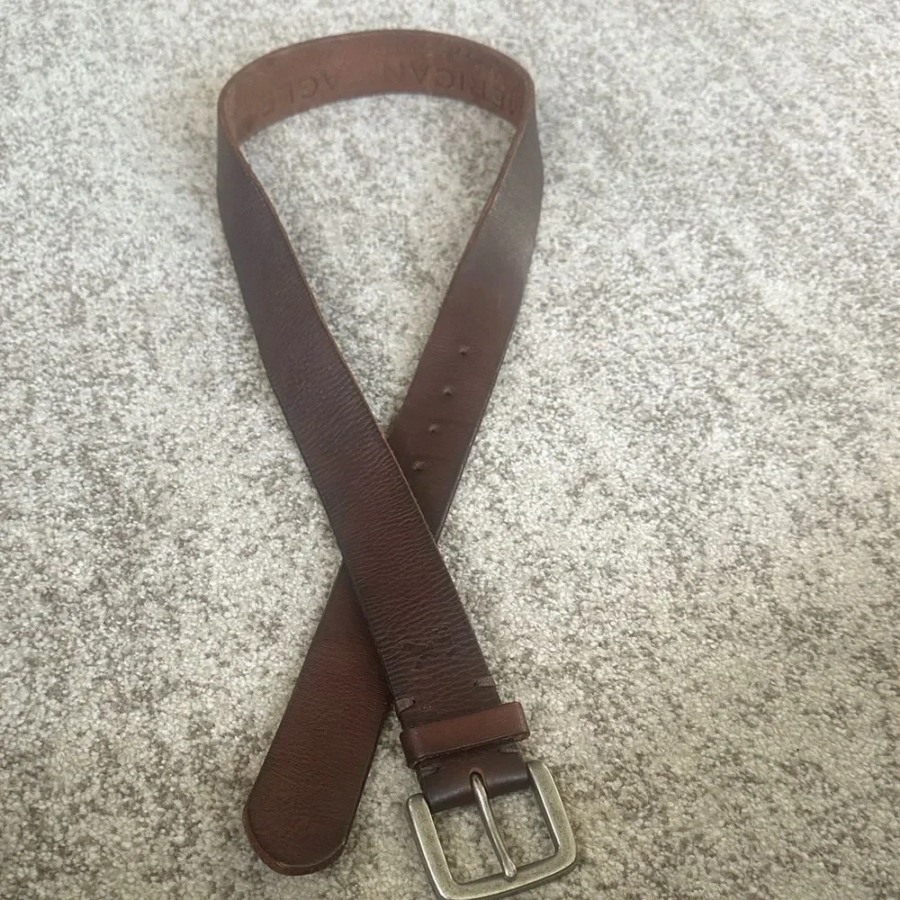 AEO Brown Leather Men’s Belt 36